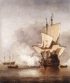 Die Kanone Schuss marine Willem van de Velde dJ Stiefel Seestück